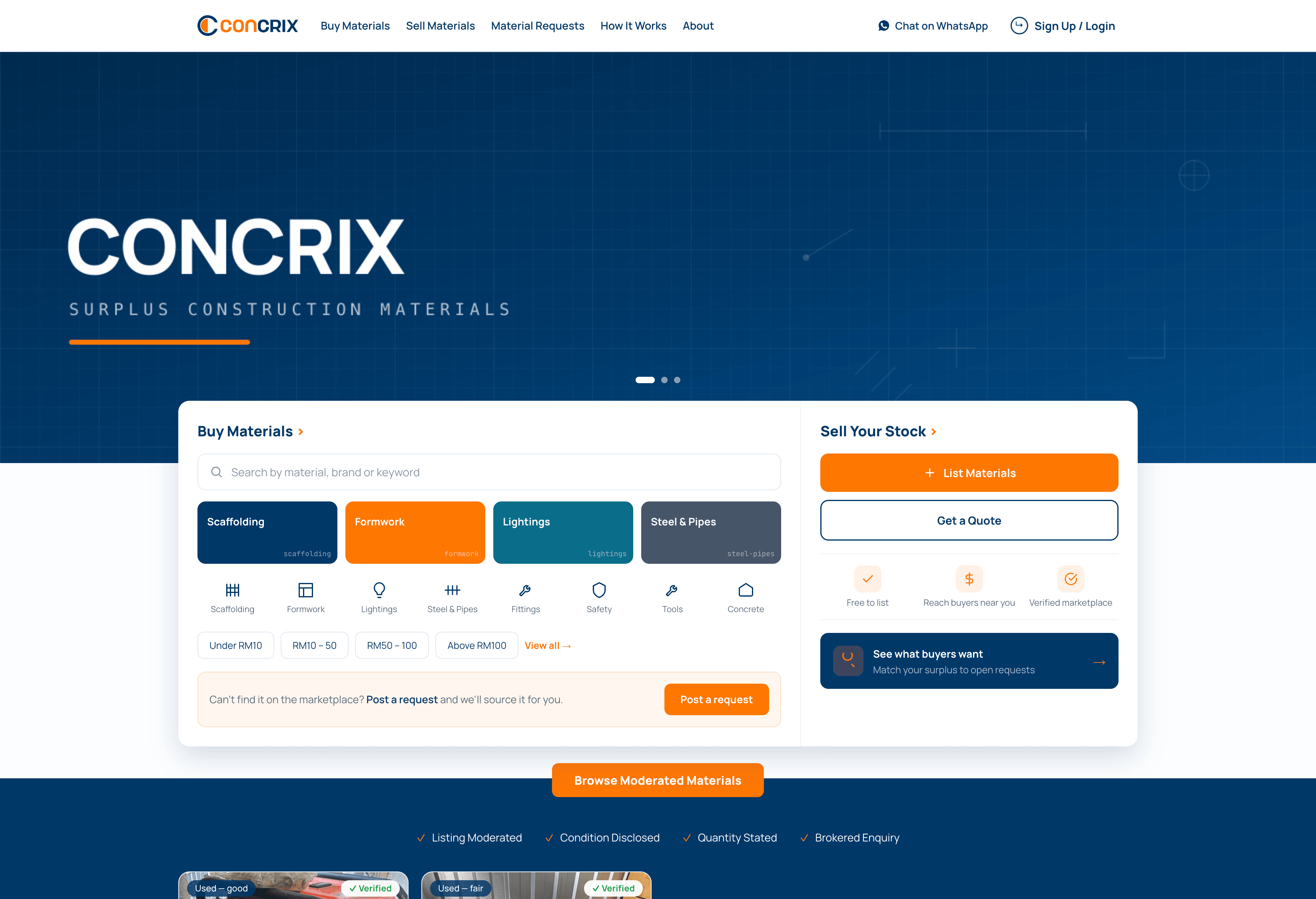 Concrix screenshot