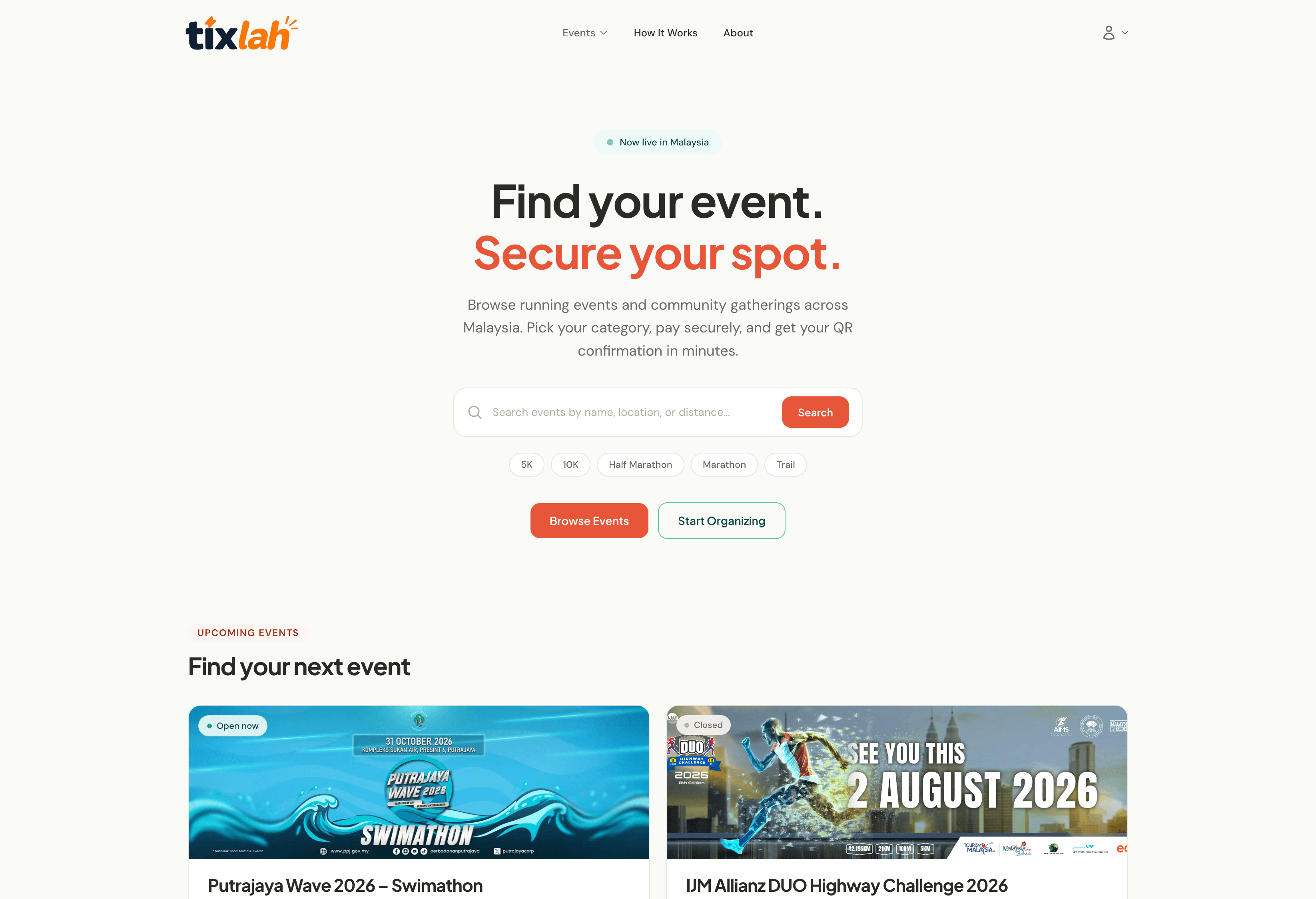 Tixlah website screenshot